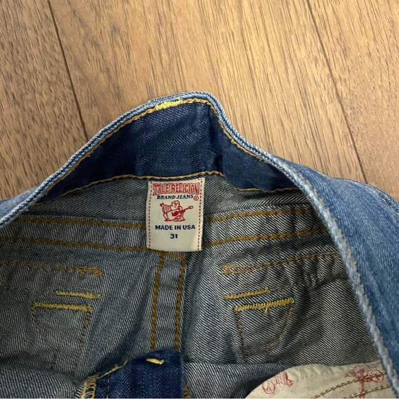 True religion joey cut off jean shorts 31 - Picture 3 of 4
